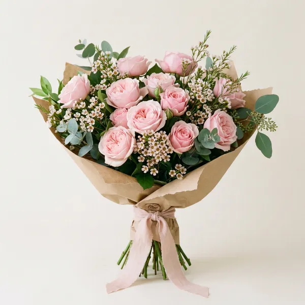 Pink Roses Bouquet